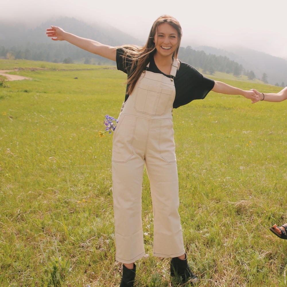 Rollee white overalls